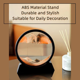 Elegant 3D sand art picture with a durable ABS stand for stylish home decoration