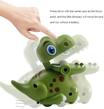 DinoZoom Press & Go Toy Cars – Pack of 2 (Random Colors)