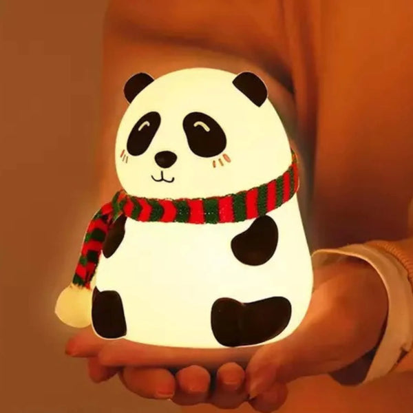 Cute Panda Night Light Kawaii Table Lamp for Kids