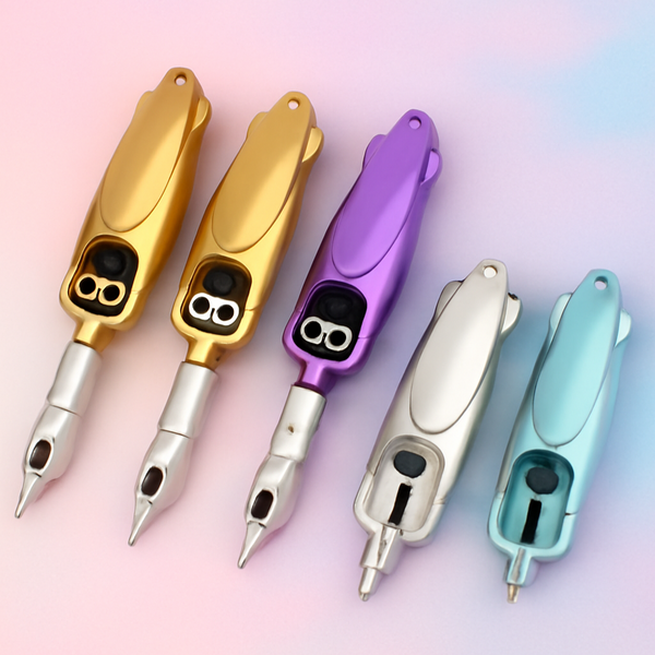 Transforming Robotic Ball Pen, Folding Retractable Ballpoint Writing Pen