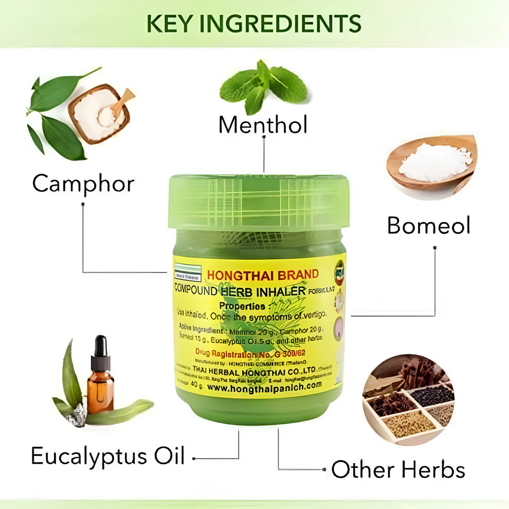 Hong Thai Traditional Cold and cough Herbal Inhaler 100ml