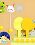 Dropdash indoor table tennis trainer with colorful paddles and playful design for training skills at home