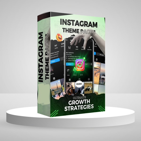 Instagram reels bundle for businesses with theme pages and ultimate growth strategies box by JispMart