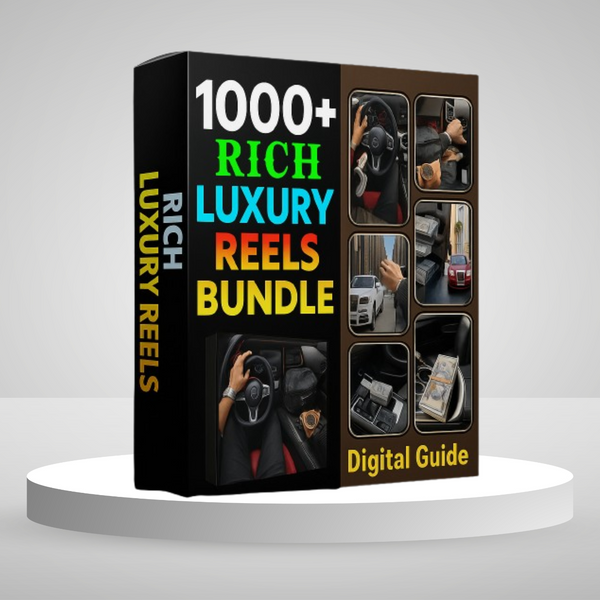 Instagram reels bundle for businesses with 1000 plus rich luxury reels and digital guide by JispMart