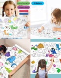 Dropdash kids drawing paper roll in 3 meters, perfect for creative children's activities and graffiti art