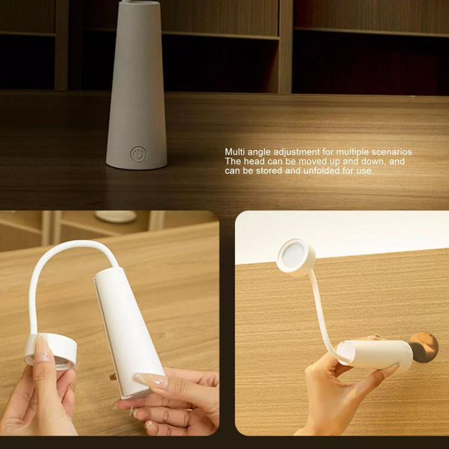 LED study lamp for students with multi-angle adjustments for enhanced versatility