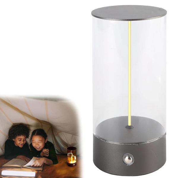 Modern magnetic lamp light with transparent shade for stylish home illumination