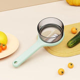 Innovative peeler with storage for easy food prep and mess-free peeling in a stylish design