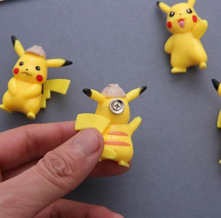 Pikachu action figure set featuring multiple poses and details for Pokemon fans