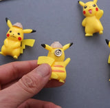 Pikachu action figure set featuring multiple poses and details for Pokemon fans