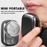 Compact mini portable electric shaver designed for convenient grooming anytime and anywhere
