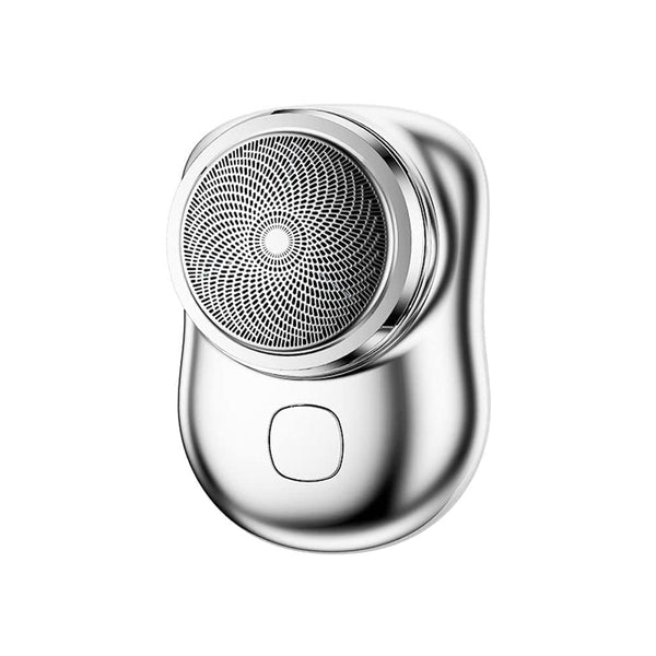 Portable electric shaver with a sleek design for convenient grooming on the go