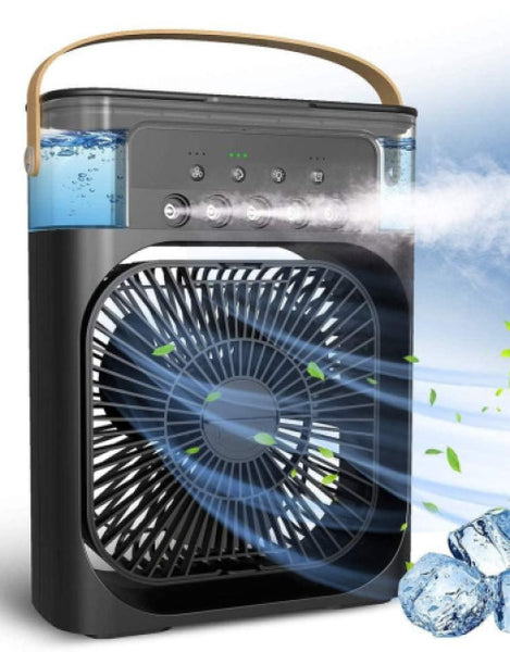 Dropdash portable humidifier air cooler with adjustable fan speed and sleek design for optimal airflow