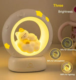 Sleeping Cat LED Night Light with three brightness levels for a cozy atmosphere