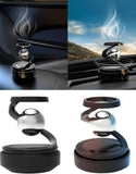 Solar levitating car air freshener with a stylish design and aromatic mist for a refreshing driving experience.