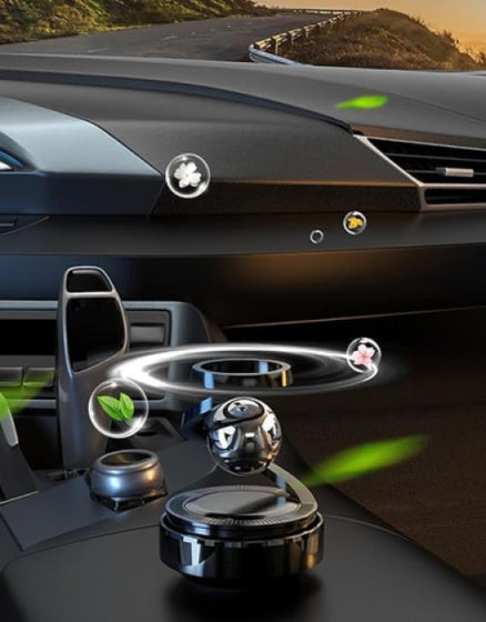 Dropdash solar levitating car air freshener with floating design for a refreshing car interior