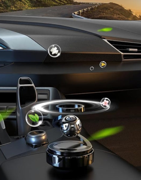 Dropdash solar levitating car air freshener with floating design for a refreshing car interior
