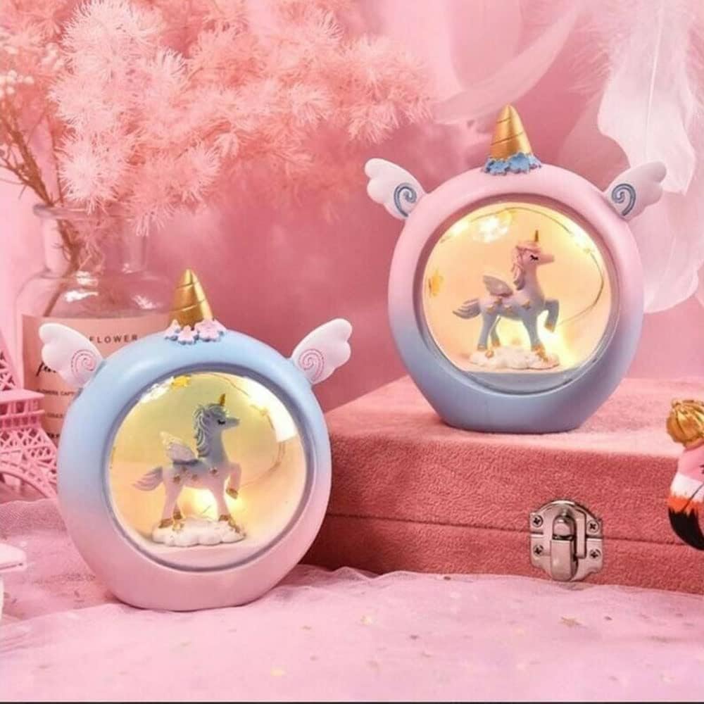 Adorable Unicorn LED Night Light for Kids with colorful light and whimsical design for nursery decor