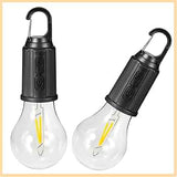 Two JispMart USB emergency bulb light with hanging hooks for portable illumination